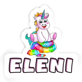 Baby Einhorn Sticker Eleni Image