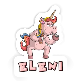 Aufkleber Raucherin Eleni Image