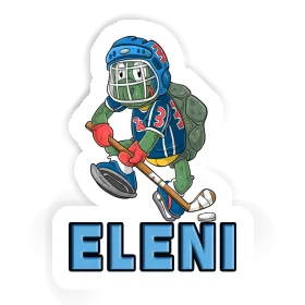 Aufkleber Eishockeyspieler Eleni Image