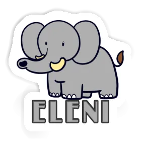 Sticker Eleni Elefant Image