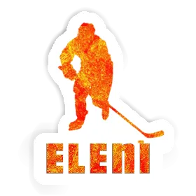 Aufkleber Eishockeyspieler Eleni Image
