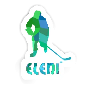 Aufkleber Eishockeyspieler Eleni Image