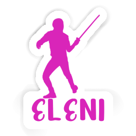 Autocollant Eleni Escrimeur Image