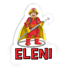 Eleni Autocollant Pompier Image