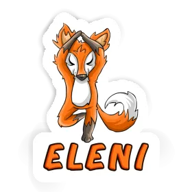 Eleni Aufkleber Yogi Image