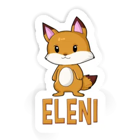 Eleni Aufkleber Fuchs Image