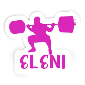 Haltérophile Autocollant Eleni Image