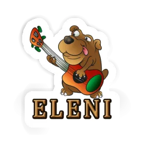 Gitarrist Aufkleber Eleni Image