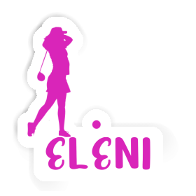 Aufkleber Golferin Eleni Image