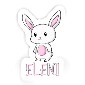 Eleni Aufkleber Hase Image