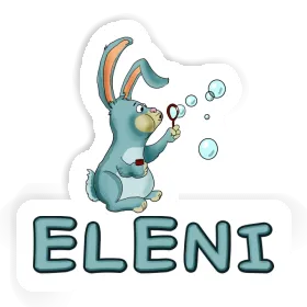 Hase Aufkleber Eleni Image