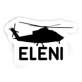 Eleni Sticker Helicopter Image