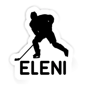 Aufkleber Eishockeyspieler Eleni Image