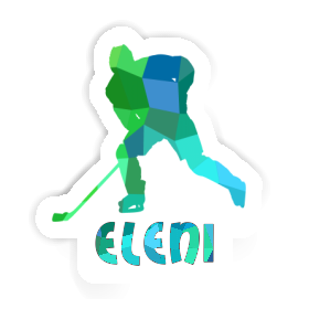Eleni Aufkleber Eishockeyspieler Image
