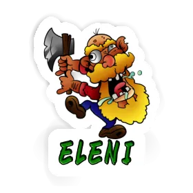Holzfäller Aufkleber Eleni Image