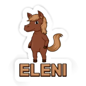 Eleni Autocollant Cheval Image