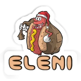 Hot Dog Sticker Eleni Image