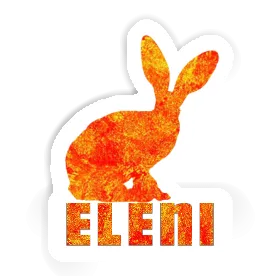 Aufkleber Kaninchen Eleni Image