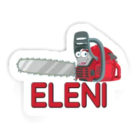 Kettensäge Aufkleber Eleni Image