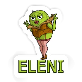 Autocollant Eleni Kiwi Image