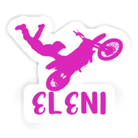Sticker Eleni Motocross Rider Image