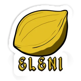 Nuss Aufkleber Eleni Image