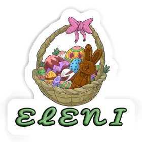 Osternest Aufkleber Eleni Image