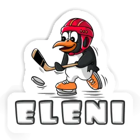 Eleni Sticker Eishockey-Pinguin Image