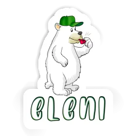 Aufkleber Eisbär Eleni Image
