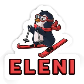 Sticker Eleni Skifahrerin Image