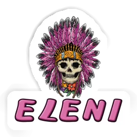 Lady Totenkopf Sticker Eleni Image