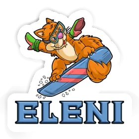 Aufkleber Boarderin Eleni Image