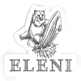 Bär Aufkleber Eleni Image