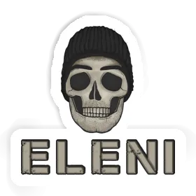Sticker Totenkopf Eleni Image