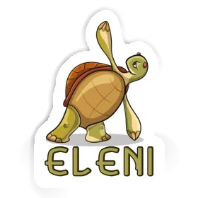 Eleni Sticker Yoga-Schildkröte Image