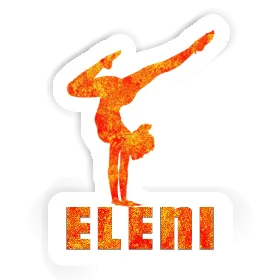 Eleni Aufkleber Yoga-Frau Image