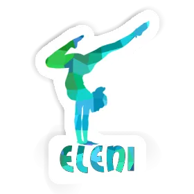 Sticker Yoga-Frau Eleni Image
