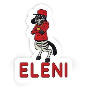 Eleni Aufkleber Zebra Image
