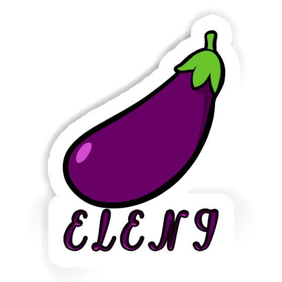 Aubergine Sticker Eleni Notebook Aubergine Sticker Eleni Notebook Image