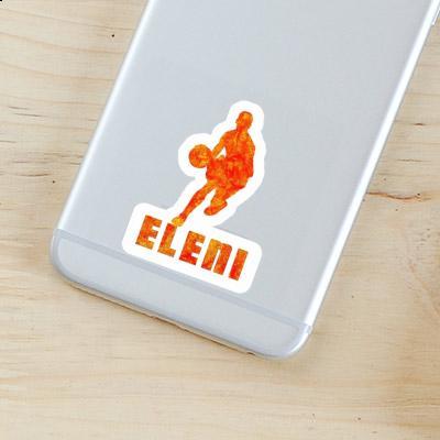 Sticker Eleni Basketball Player Notebook Sticker Eleni Basketball Player Notebook Image