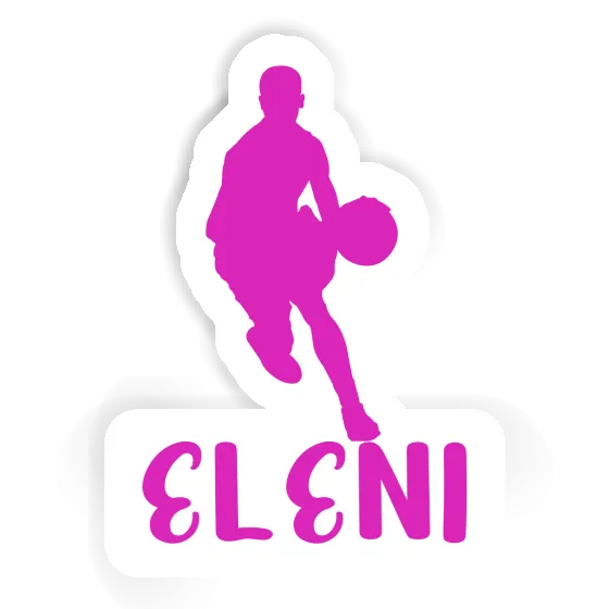 Autocollant Eleni Joueur de basket-ball Laptop Image