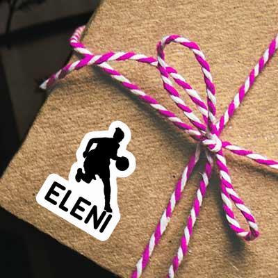 Eleni Sticker Basketball Player Laptop Eleni Sticker Basketball Player Laptop Image