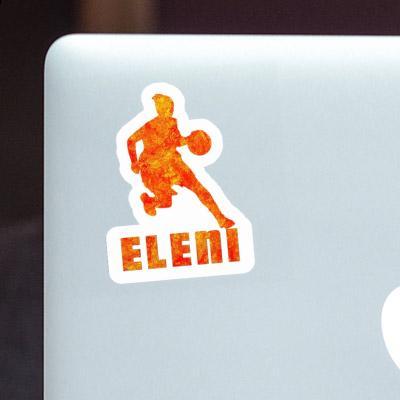 Sticker Basketball Player Eleni Notebook Image
