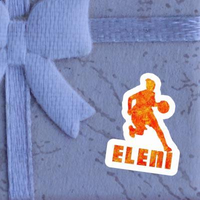Sticker Basketball Player Eleni Laptop Image
