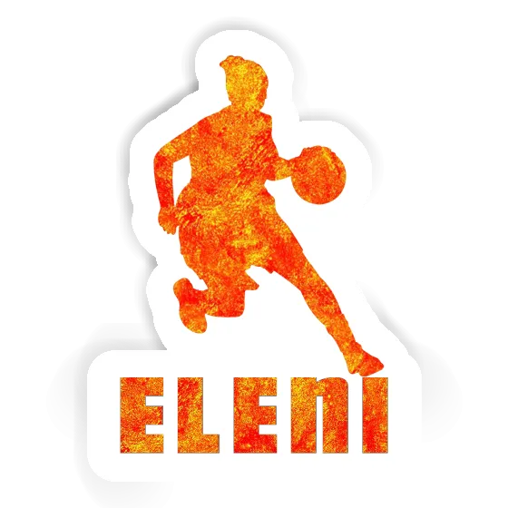 Autocollant Joueuse de basket-ball Eleni Laptop Autocollant Joueuse de basket-ball Eleni Laptop Image