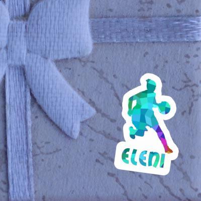 Sticker Basketball Player Eleni Notebook Image