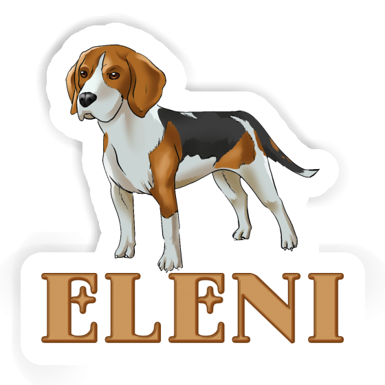 Eleni Aufkleber Beagle Laptop Image
