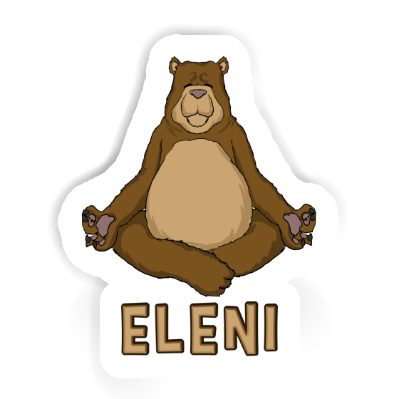 Aufkleber Yoga-Bär Eleni Notebook Aufkleber Yoga-Bär Eleni Gift package Image