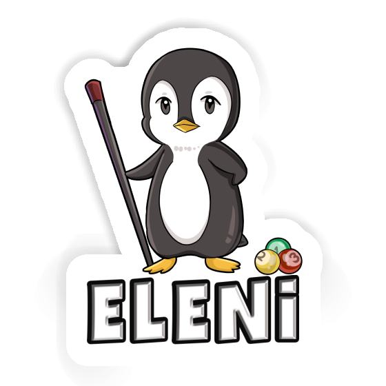 Billardspieler Aufkleber Eleni Notebook Billardspieler Aufkleber Eleni Gift package Image