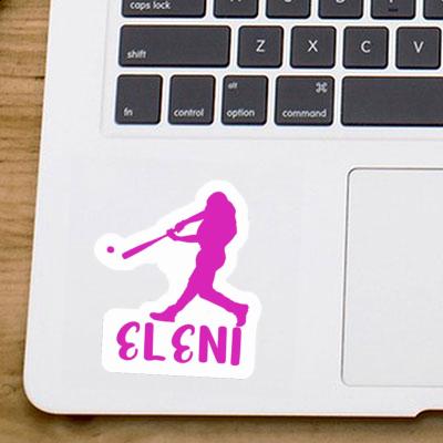 Autocollant Eleni Joueur de baseball Notebook Image